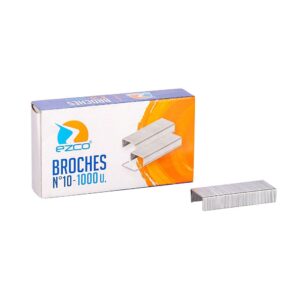 BROCHES PARA ABROCHADORA N10 CAJA X1000