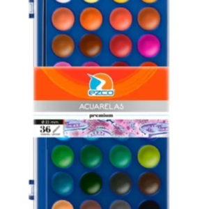 ACUARELA PREMIUM X36 COLORES