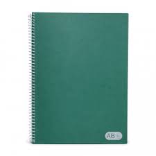 CUADERNO A4 AB ARAÑA RAYADO VERDE