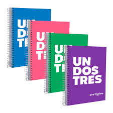CUADERNO 21X27 123 T/DURA 60HJS RAYADO