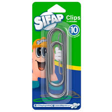 BLISTER BROCHES CLIPS N°10 X5 UNID