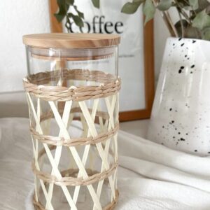 FRASCO FORRADO C/ FIBRAS NAT