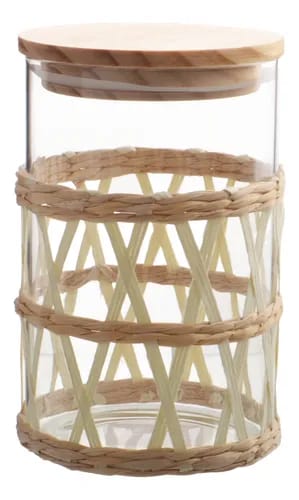 FRASCO FORRADO C/ FIBRAS NAT.