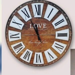 RELOJ PARED S/VIDRIO 60CM