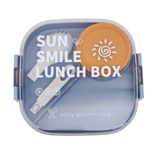 LUNCHERA CUADRADA DOS PISOS CON SEPARADOR